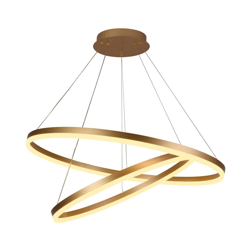 Dimbare LED hanglamp aan een koord LED/100W/230V 3000-6500K diameter 80 cm + afstandsbediening