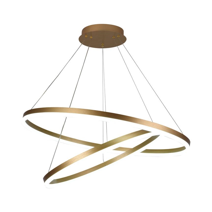 Dimbare LED hanglamp aan een koord LED/100W/230V 3000-6500K diameter 80 cm + afstandsbediening