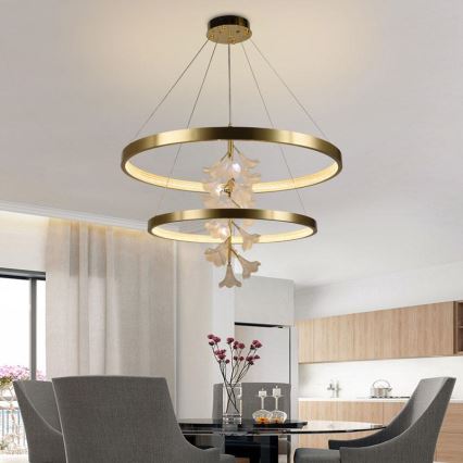 Dimbare LED hanglamp aan een koord LED/100W/230V 3000-6500K + afstandsbediening