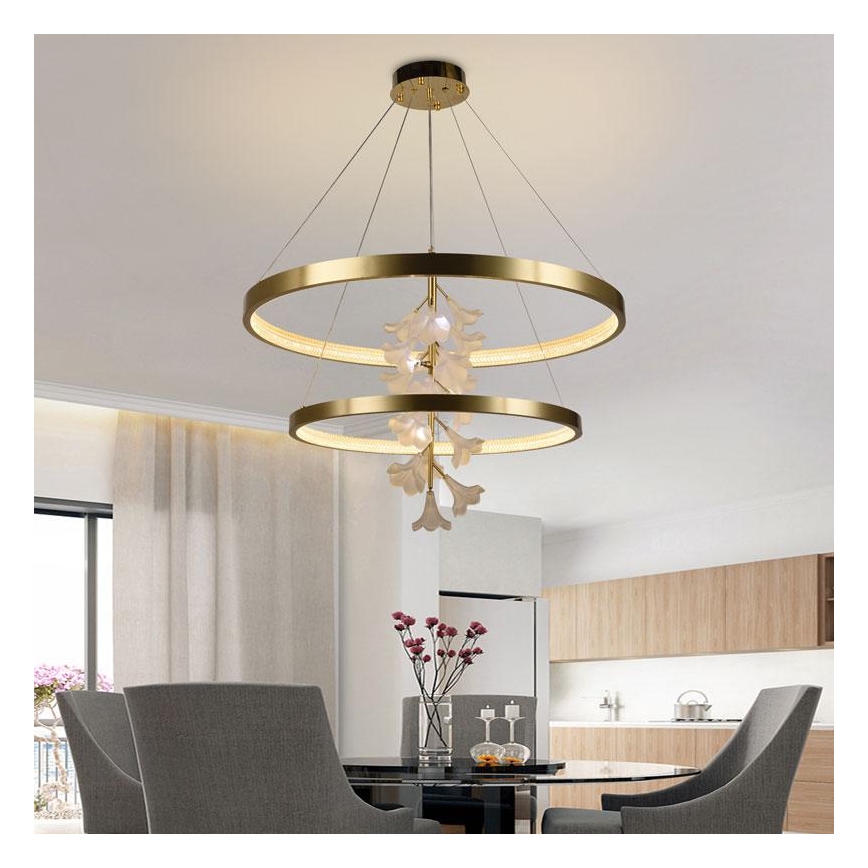 Dimbare LED hanglamp aan een koord LED/100W/230V 3000-6500K + afstandsbediening