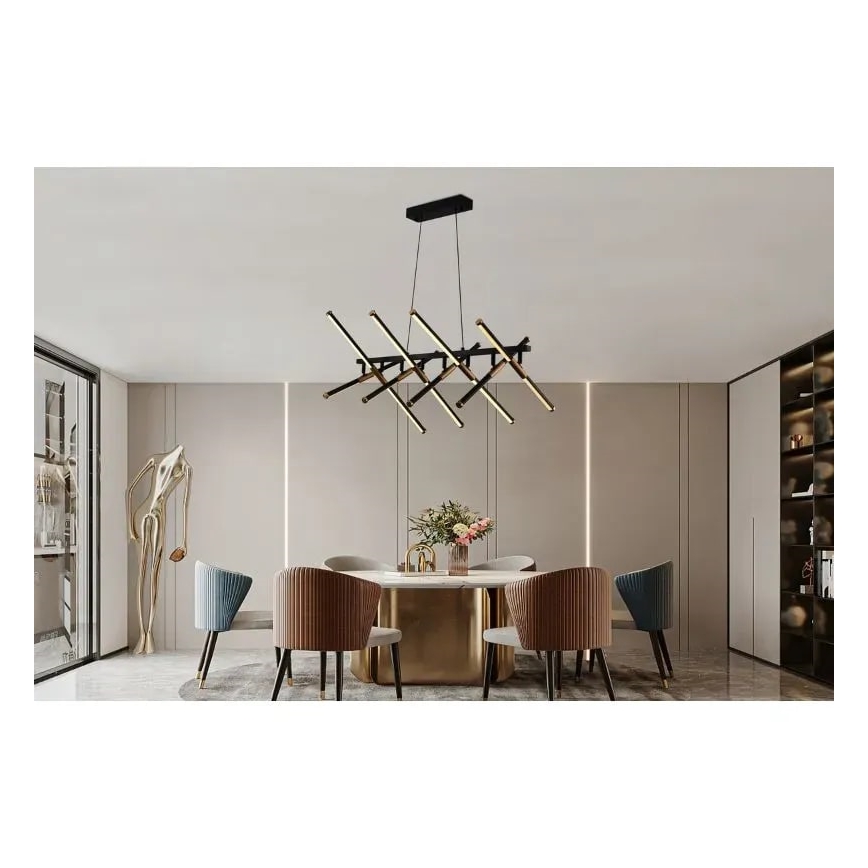 Dimbare LED hanglamp aan een koord LED/100W/230V 3000-6500K + afstandsbediening