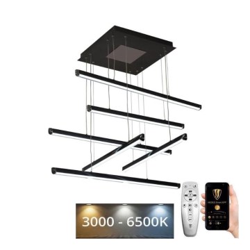 Dimbare LED hanglamp aan een koord LED/100W/230V 3000-6500K + afstandsbediening