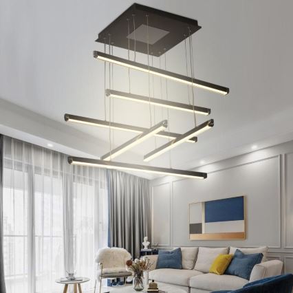 Dimbare LED hanglamp aan een koord LED/100W/230V 3000-6500K + afstandsbediening