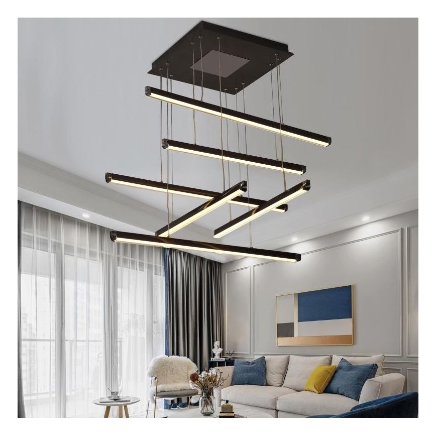 Dimbare LED hanglamp aan een koord LED/100W/230V 3000-6500K + afstandsbediening
