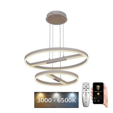 Dimbare LED hanglamp aan een koord LED/100W/230V 3000-6500K + afstandsbediening