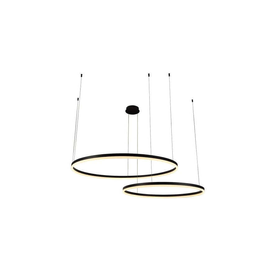 Dimbare LED hanglamp aan een koord LED/100W/230V 3000-6500K diameter 80 cm + afstandsbediening
