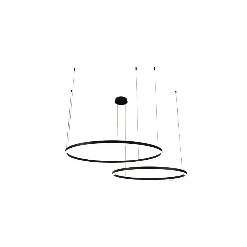 Dimbare LED hanglamp aan een koord LED/100W/230V 3000-6500K diameter 80 cm + afstandsbediening