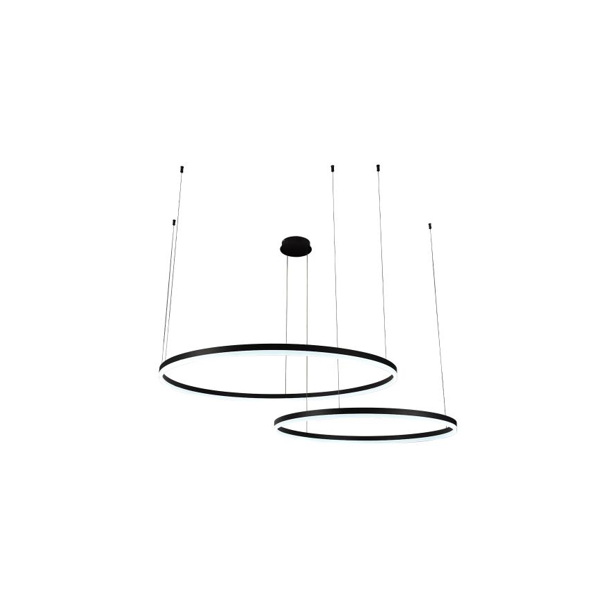 Dimbare LED hanglamp aan een koord LED/100W/230V 3000-6500K diameter 80 cm + afstandsbediening