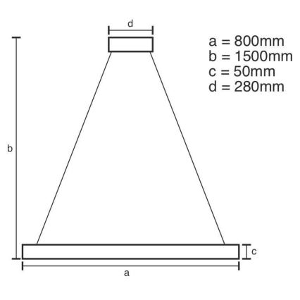 LED Dimbaar kristal Hanglamp aan een touw LED/100W/230V 3000-6500K zilver + afstandsbediening