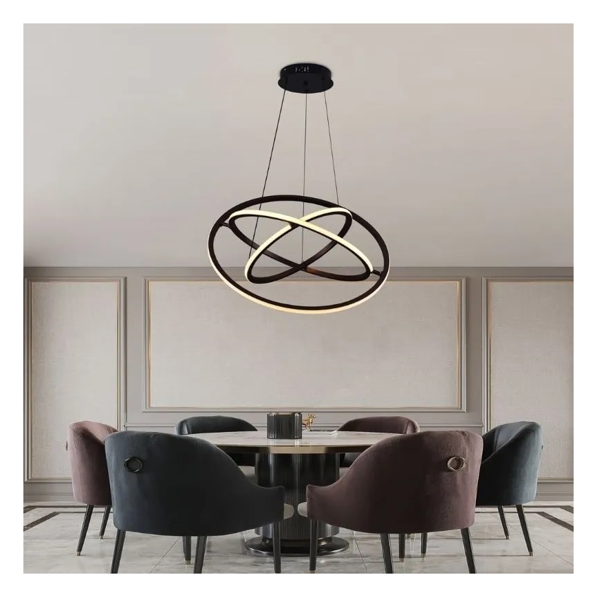 Dimbare LED hanglamp aan een koord LED/105W/230V 3000-6500K + afstandsbediening