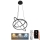 Dimbare LED hanglamp aan een koord LED/105W/230V 3000-6500K diameter 60 cm + afstandsbediening