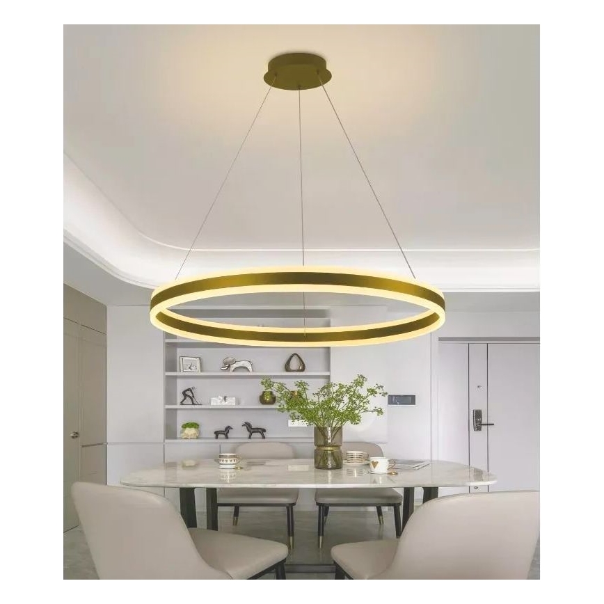 Dimbare LED hanglamp aan een koord LED/110W/230V 3000-6500K + afstandsbediening