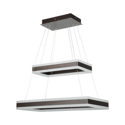 Dimbare LED hanglamp aan een koord LED/113W/230V 3000K bruin