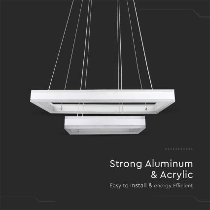 Dimbare LED hanglamp aan een koord LED/113W/230V 3000K wit
