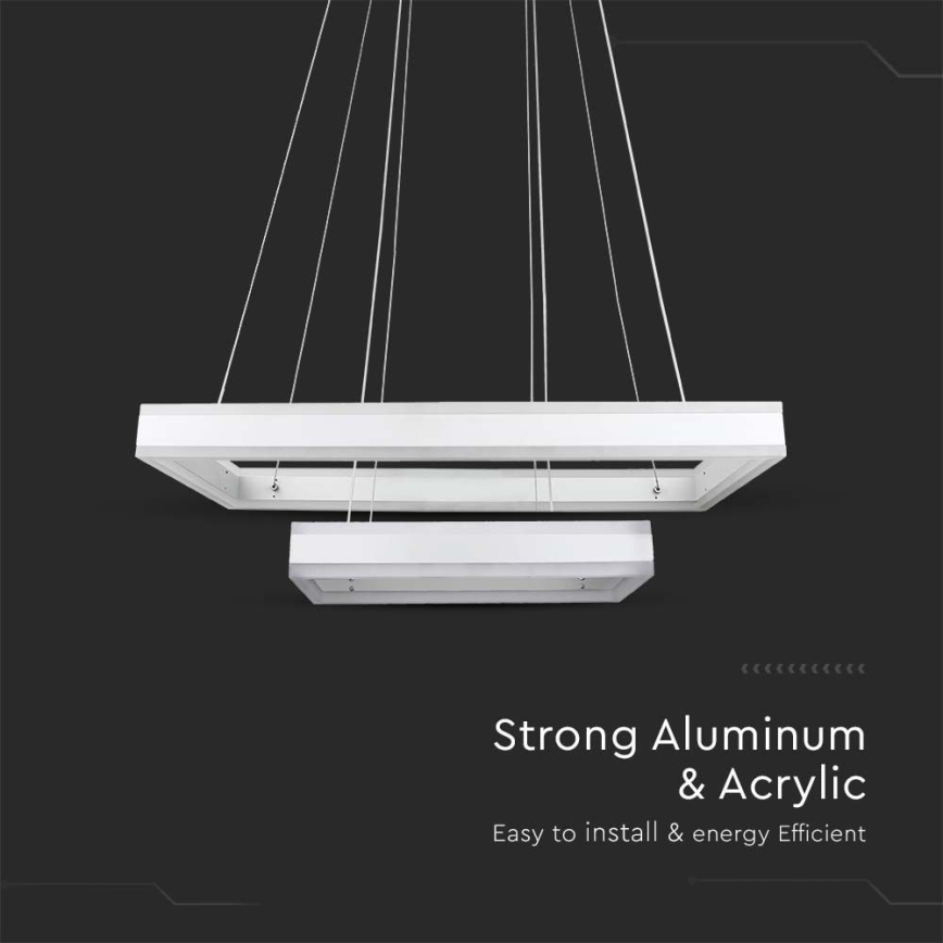 Dimbare LED hanglamp aan een koord LED/113W/230V 3000K wit