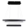 Dimbare LED hanglamp aan een koord LED/113W/230V 3000K zwart