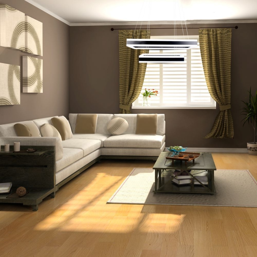 Dimbare LED hanglamp aan een koord LED/113W/230V 3000K zwart