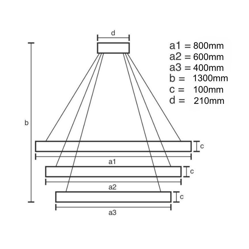 LED Dimbare kristallen hanglamp aan een snoer LED/115W/230V 3000-6500K glanzend chroom + afstandsbediening