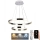 Dimbare LED hanglamp aan een koord LED/120W/230V 3000-6500K diameter 60 cm + afstandsbediening