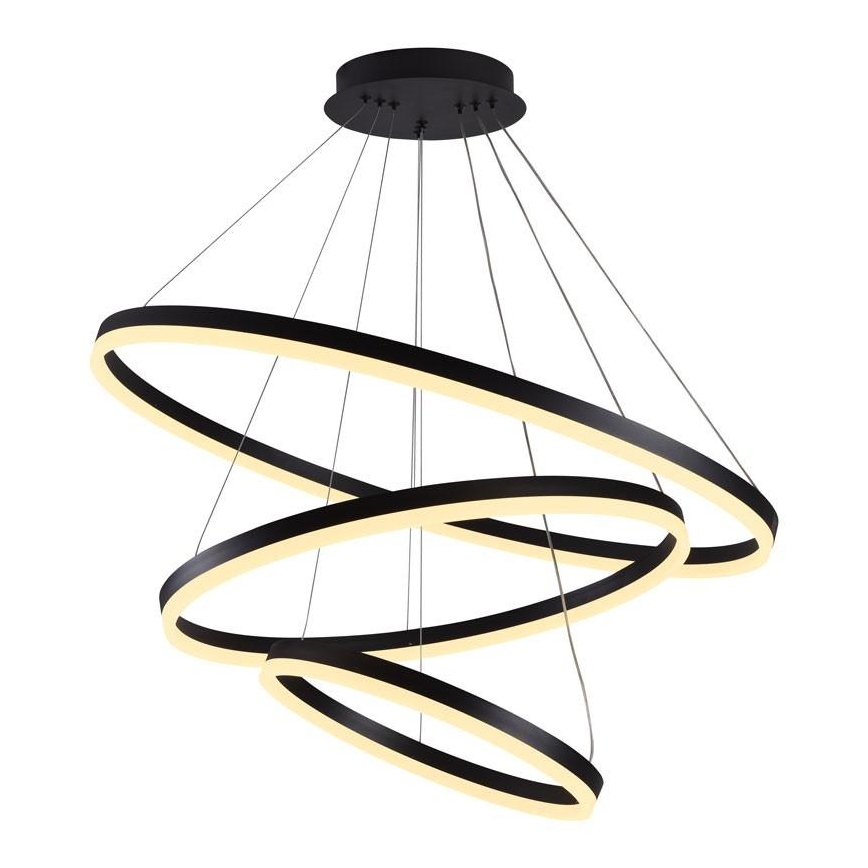 Dimbare LED hanglamp aan een koord LED/125W/230V 3000-6500K diameter 80 cm + afstandsbediening