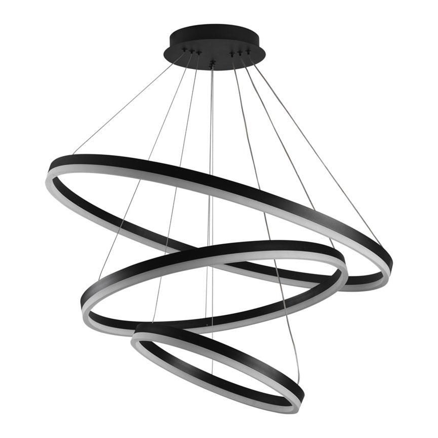 Dimbare LED hanglamp aan een koord LED/125W/230V 3000-6500K diameter 80 cm + afstandsbediening
