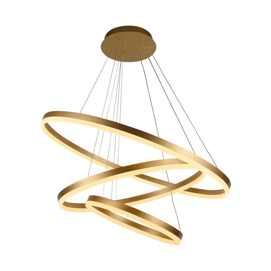 Dimbare LED hanglamp aan een koord LED/125W/230V 3000-6500K diameter 80 cm + afstandsbediening