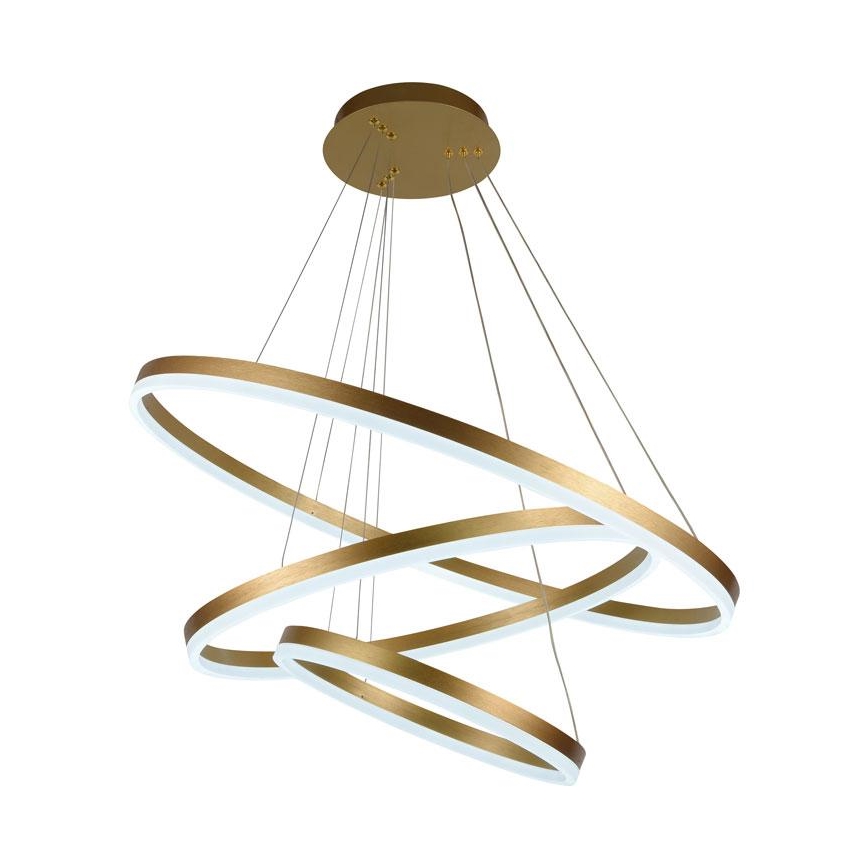 Dimbare LED hanglamp aan een koord LED/125W/230V 3000-6500K diameter 80 cm + afstandsbediening