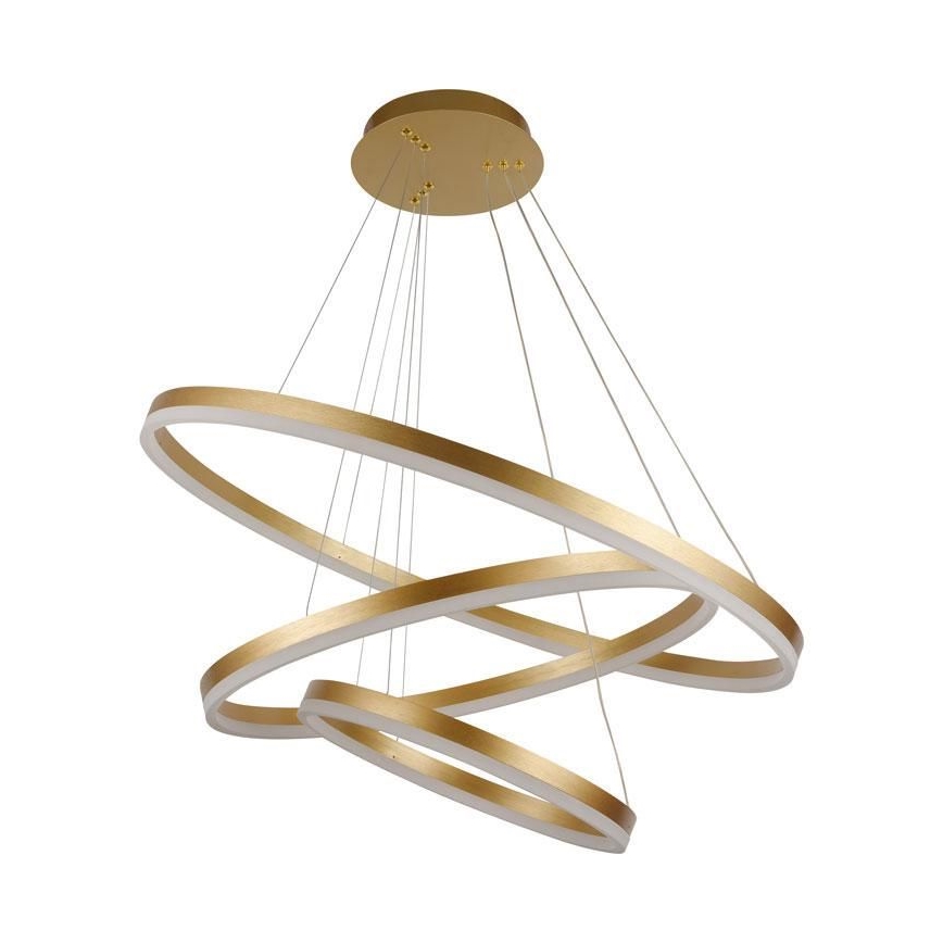 Dimbare LED hanglamp aan een koord LED/125W/230V 3000-6500K diameter 80 cm + afstandsbediening