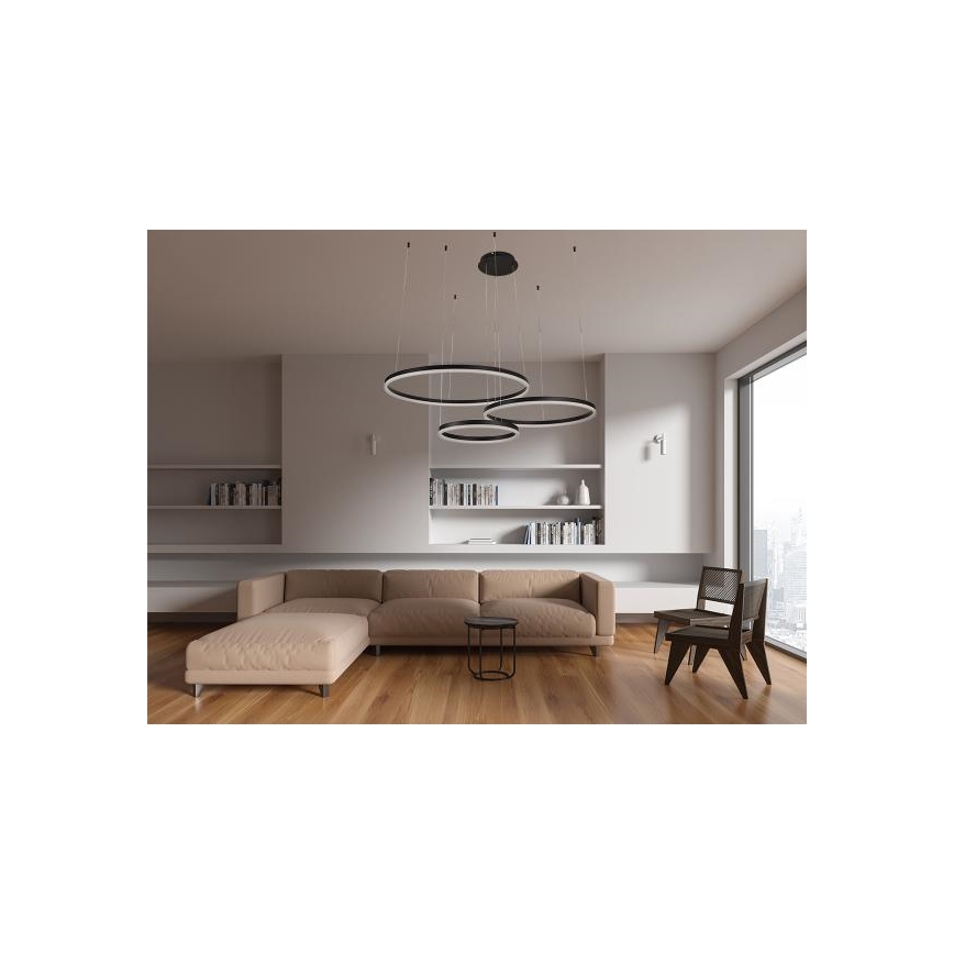 Dimbare LED hanglamp aan een koord LED/125W/230V 3000-6500K + afstandsbediening