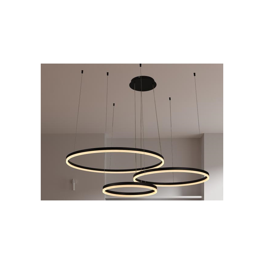 Dimbare LED hanglamp aan een koord LED/125W/230V 3000-6500K + afstandsbediening