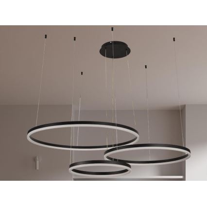 Dimbare LED hanglamp aan een koord LED/125W/230V 3000-6500K + afstandsbediening