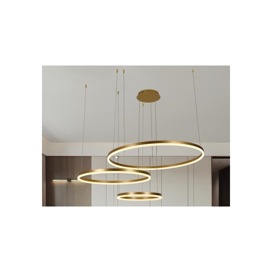 Dimbare LED hanglamp aan een koord LED/125W/230V 3000-6500K + afstandsbediening