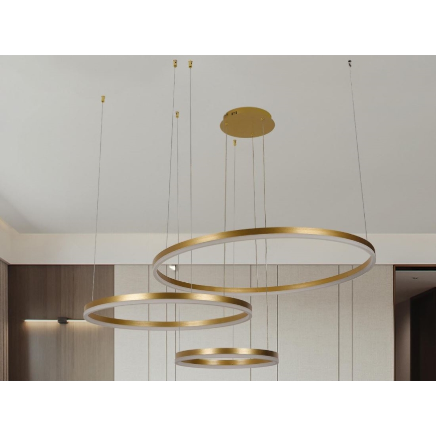 Dimbare LED hanglamp aan een koord LED/125W/230V 3000-6500K + afstandsbediening