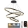 Dimbare LED hanglamp aan een koord LED/125W/230V 3000-6500K diameter 80 cm + afstandsbediening