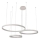 Dimbare LED hanglamp aan een koord LED/125W/230V 3000-6500K diameter 80 cm + afstandsbediening