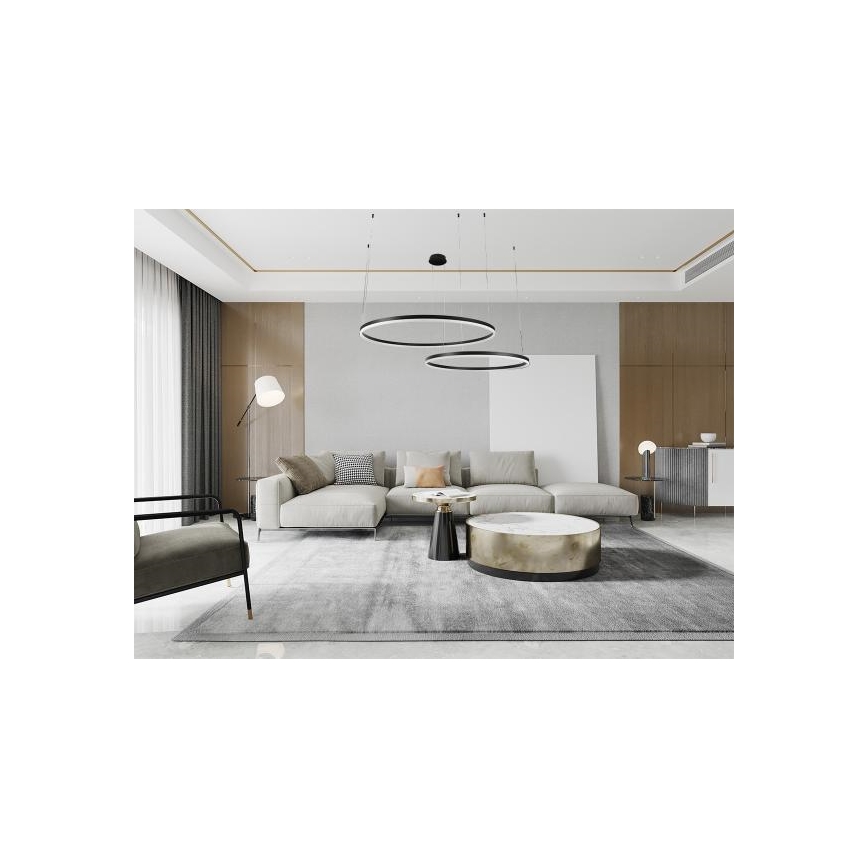 Dimbare LED hanglamp aan een koord LED/128W/230V 3000-6500K + afstandsbediening
