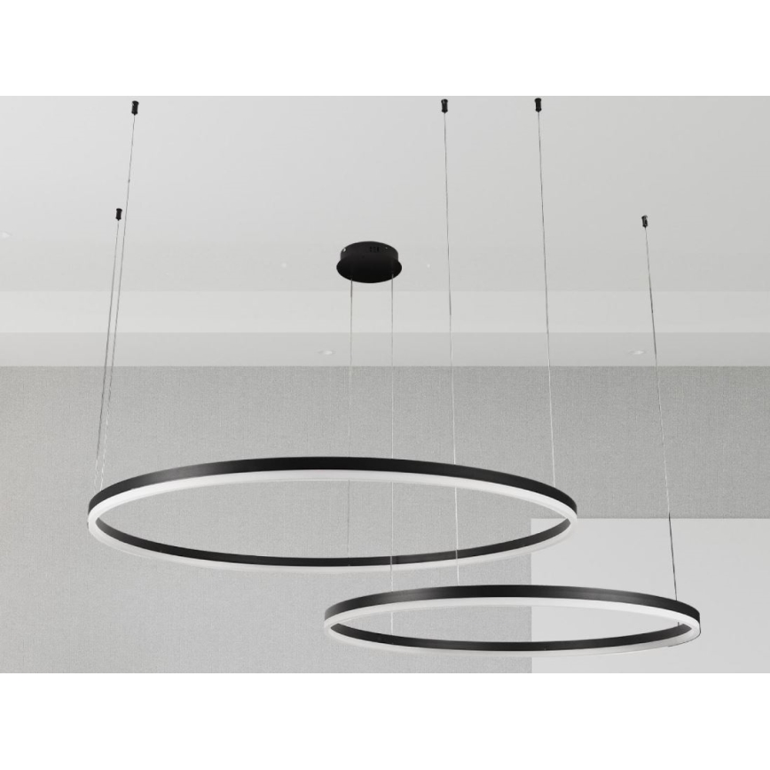 Dimbare LED hanglamp aan een koord LED/128W/230V 3000-6500K + afstandsbediening