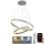 Dimbare LED hanglamp aan een koord LED/135W/230V 3000-6500K diameter 60 cm + afstandsbediening
