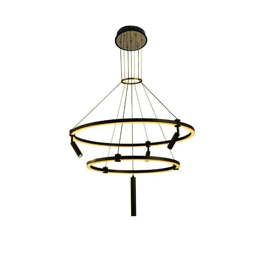 Dimbare LED hanglamp aan een koord LED/140W/230V 3000-6500K + afstandsbediening
