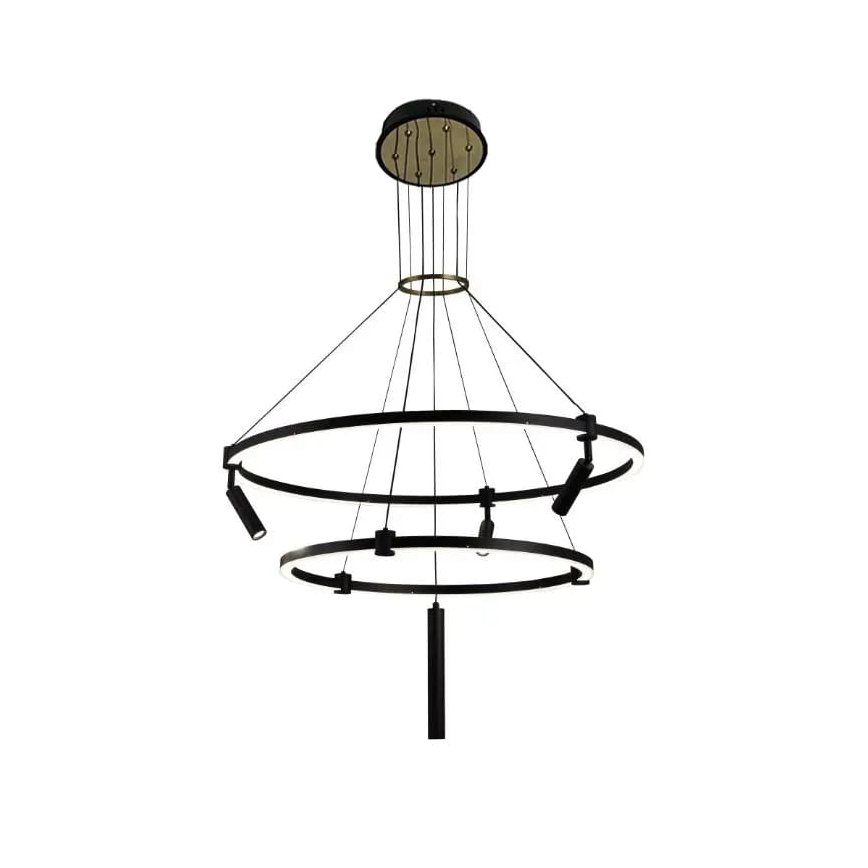 Dimbare LED hanglamp aan een koord LED/140W/230V 3000-6500K + afstandsbediening