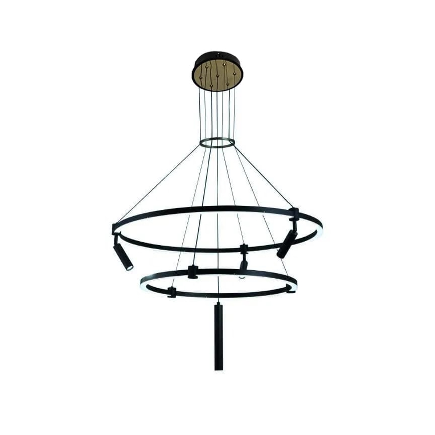 Dimbare LED hanglamp aan een koord LED/140W/230V 3000-6500K + afstandsbediening