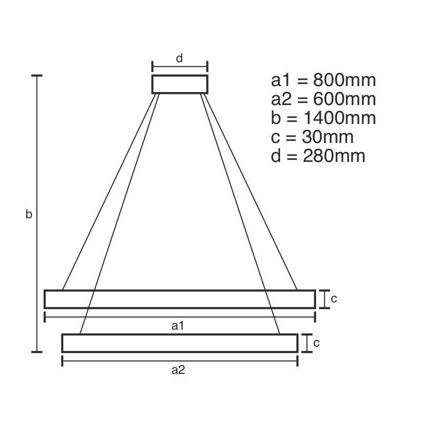 LED Dimbaar kristal Hanglamp aan een touw LED/160W/230V 3000-6500K zilver + afstandsbediening