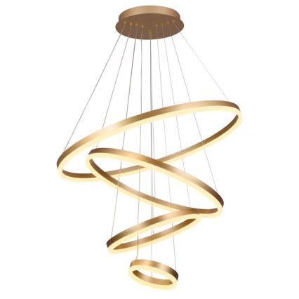 Dimbare LED hanglamp aan een koord LED/165W/230V 3000-6500K diameter 80 cm + afstandsbediening