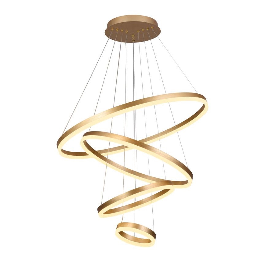 Dimbare LED hanglamp aan een koord LED/165W/230V 3000-6500K diameter 80 cm + afstandsbediening
