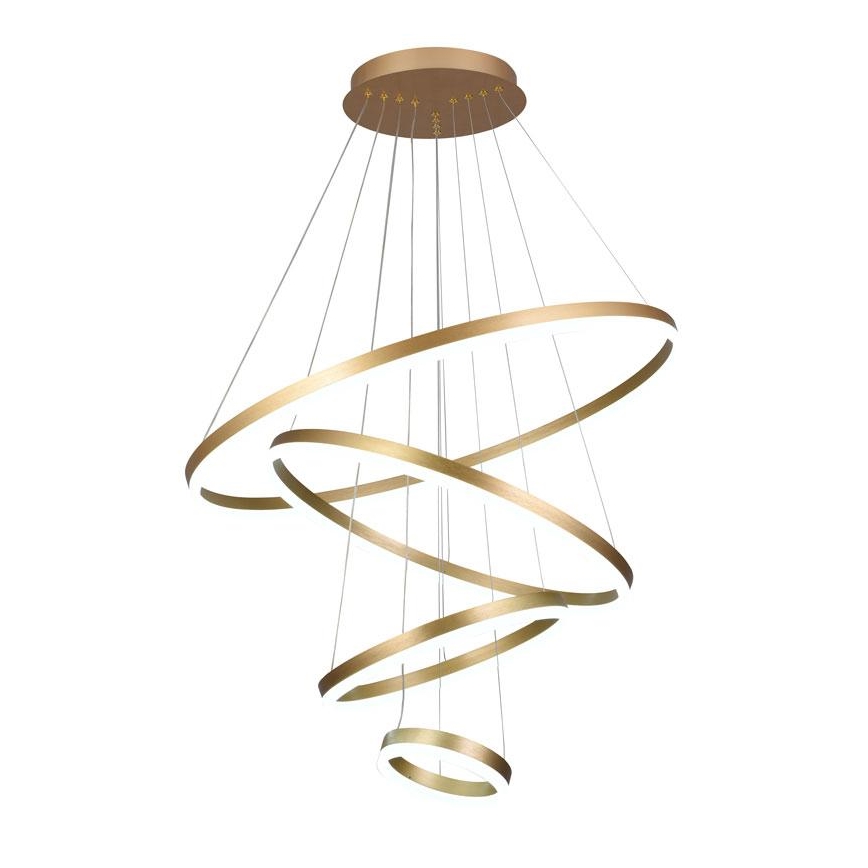 Dimbare LED hanglamp aan een koord LED/165W/230V 3000-6500K diameter 80 cm + afstandsbediening