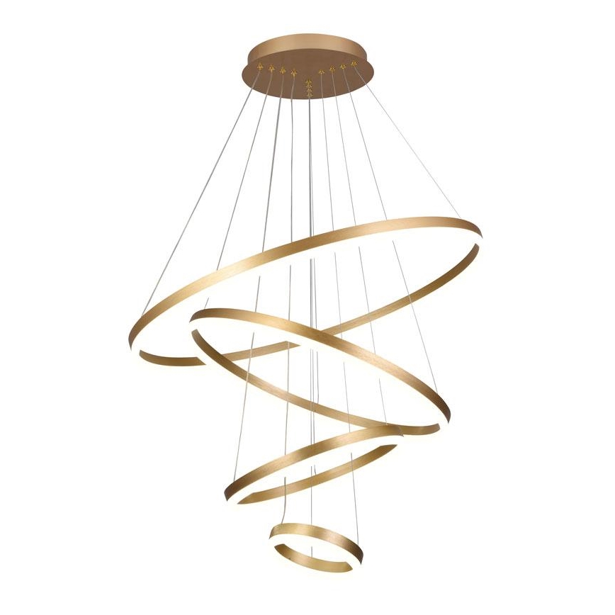 Dimbare LED hanglamp aan een koord LED/165W/230V 3000-6500K diameter 80 cm + afstandsbediening