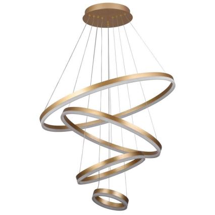 Dimbare LED hanglamp aan een koord LED/165W/230V 3000-6500K diameter 80 cm + afstandsbediening