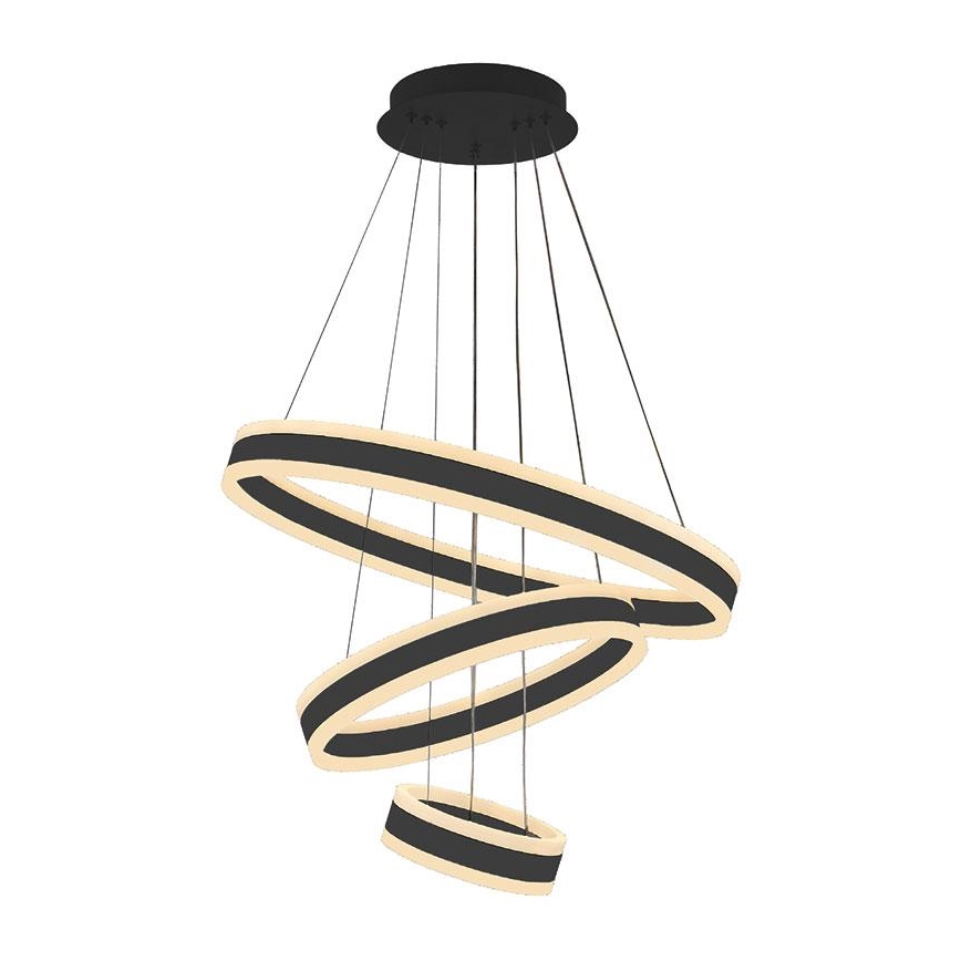 Dimbare LED hanglamp aan een koord LED/165W/230V 3000-6500K diameter 60 cm + afstandsbediening