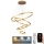 Dimbare LED hanglamp aan een koord LED/165W/230V 3000-6500K diameter 80 cm + afstandsbediening