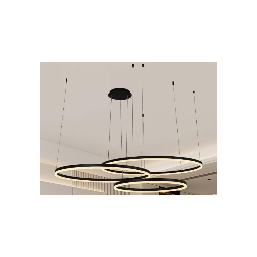 Dimbare LED hanglamp aan een koord LED/170W/230V 3000-6500K + afstandsbediening
